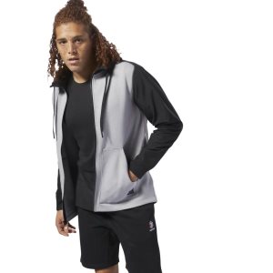 Reebok Training Supply Kapuzenpullover Herren - Grau - DE 389-RYU